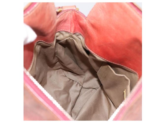 Borsa a mano Miu Miu in pelle 2way Rosa Oro Auth 196837V D'oro - vista 21