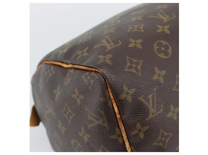 Borsa a mano LOUIS VUITTON Monogram Speedy 30 M41526 LV Auth 196038 Monogramma - vista 16