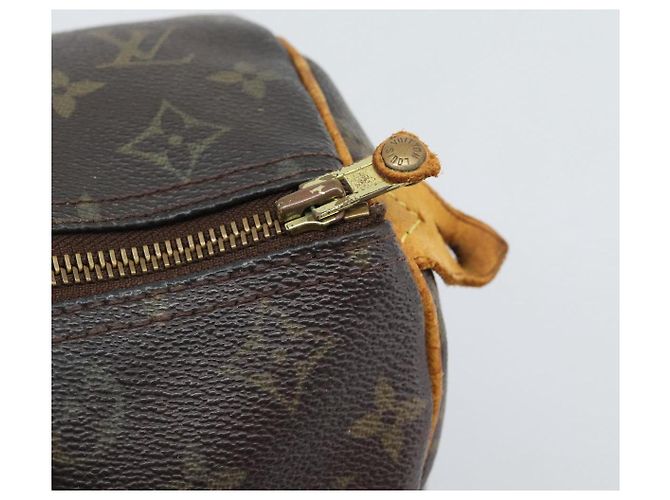 Borsa a mano LOUIS VUITTON Monogram Speedy 30 M41526 LV Auth 196038 Monogramma - vista 19