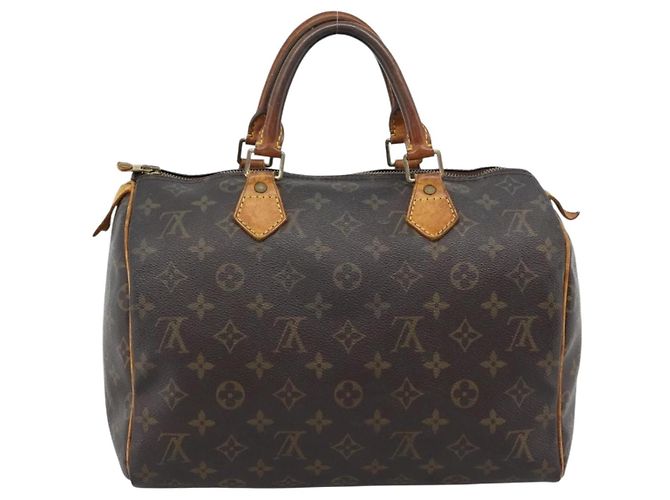 Borsa a mano LOUIS VUITTON Monogram Speedy 30 M41526 LV Auth 196038 Monogramma - vista 2