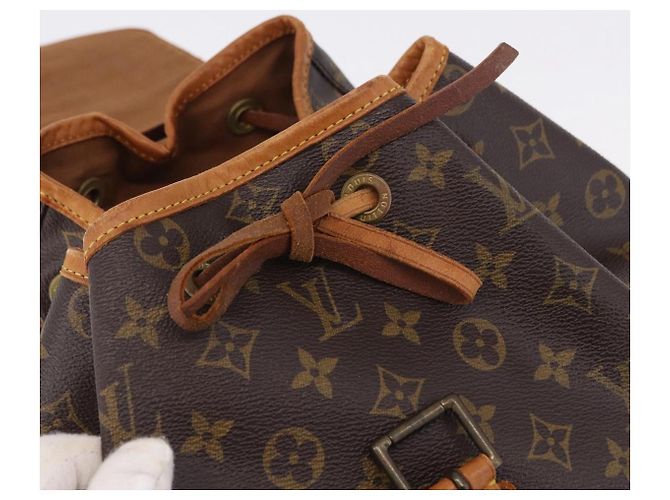 Zaino LOUIS VUITTON Monogram Montsouris GM M51135 LV Auth 192512 Monogramma - vista 10