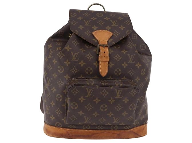 Zaino LOUIS VUITTON Monogram Montsouris GM M51135 LV Auth 192512 Monogramma - vista 13