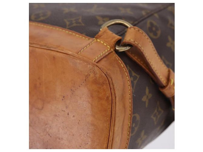 Zaino LOUIS VUITTON Monogram Montsouris GM M51135 LV Auth 192512 Monogramma - vista 18
