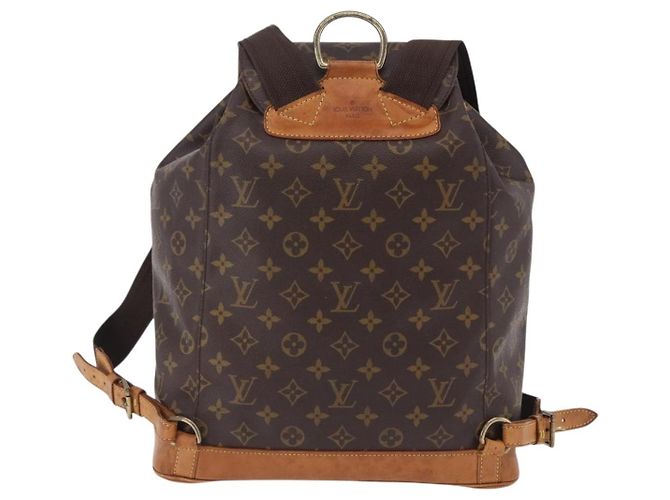 Zaino LOUIS VUITTON Monogram Montsouris GM M51135 LV Auth 192512 Monogramma - vista 2