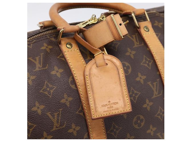 LOUIS VUITTON Monogram Keepall 50 Boston Bag M41426 LV Auth BA14092A Monograma - vista 17