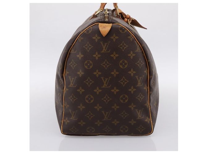 LOUIS VUITTON Monogram Keepall 50 Boston Bag M41426 LV Auth BA14092A Monograma - vista 3