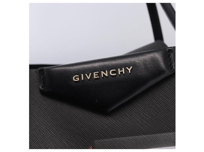Borsa Tote GIVENCHY Bambi Disney Collaboration PVC Nero Oro Auth 195925A D'oro - vista 17