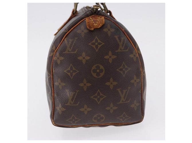 Borsa a mano LOUIS VUITTON Monogram Speedy 25 M41528 LV Auth 193349 Monogramma - vista 3