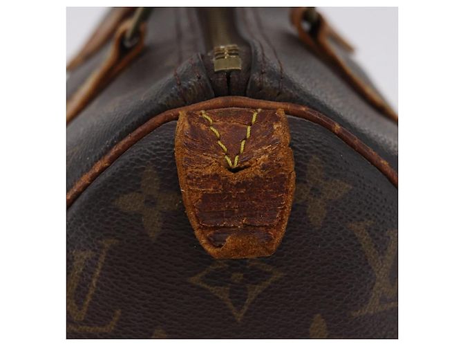 Borsa a mano LOUIS VUITTON Monogram Speedy 25 M41528 LV Auth 193349 Monogramma - vista 6