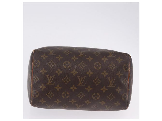 Borsa a mano LOUIS VUITTON Monogram Speedy 25 M41528 LV Auth 193349 Monogramma - vista 7