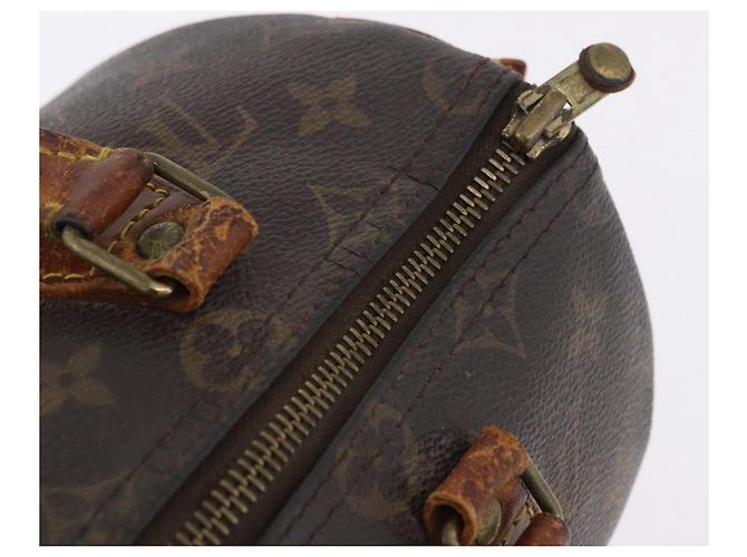Borsa a mano LOUIS VUITTON Monogram Speedy 25 M41528 LV Auth 193349 Monogramma - vista 9