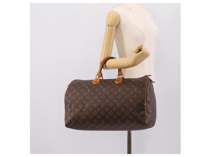 LOUIS VUITTON Monogram Speedy 40 Hand Bag M41522 LV Auth 195450 Monogramma - vista 20