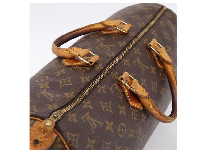 LOUIS VUITTON Monogram Speedy 40 Hand Bag M41522 LV Auth 195450 Monogramma - vista 6