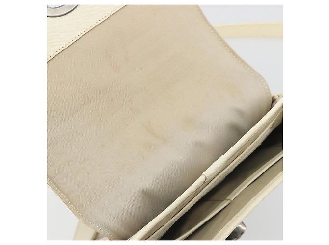 Borsa a tracolla BURBERRY Nova Check Canvas Beige Auth 195053 - vista 11