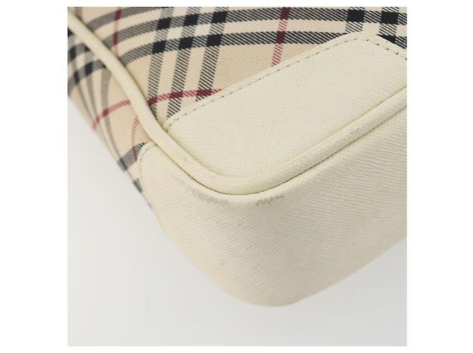 Borsa a tracolla BURBERRY Nova Check Canvas Beige Auth 195053 - vista 14
