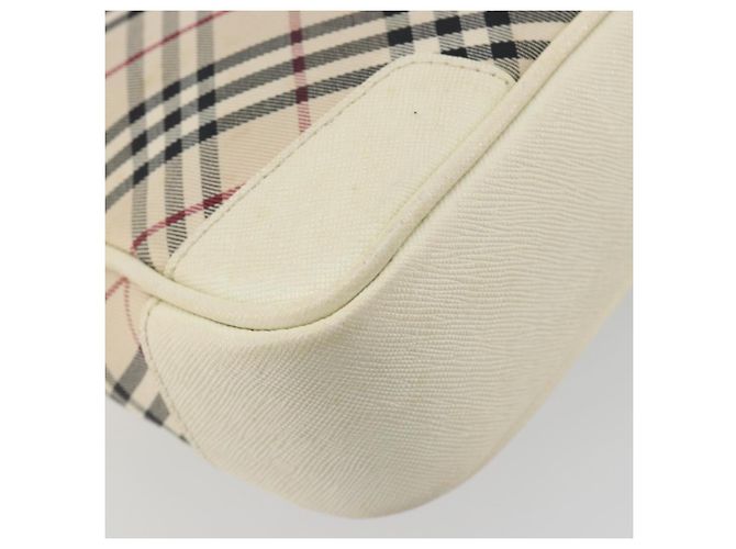 Borsa a tracolla BURBERRY Nova Check Canvas Beige Auth 195053 - vista 16