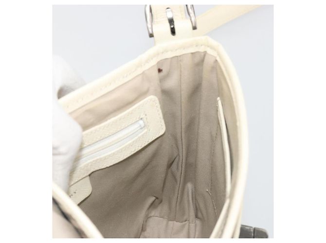 Borsa a tracolla BURBERRY Nova Check Canvas Beige Auth 195053 - vista 20