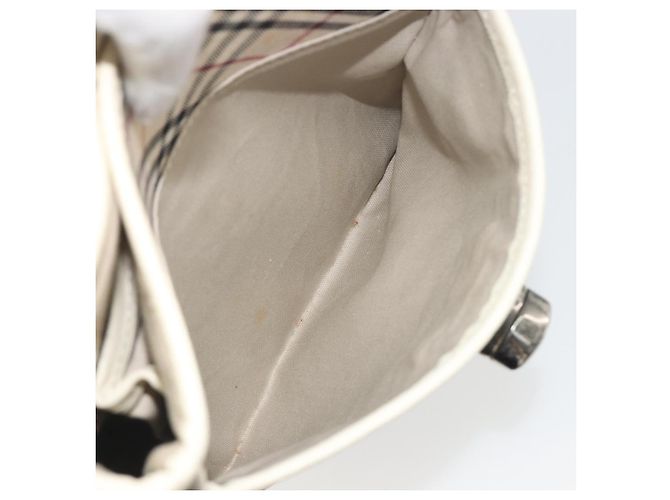 Borsa a tracolla BURBERRY Nova Check Canvas Beige Auth 195053 - vista 24