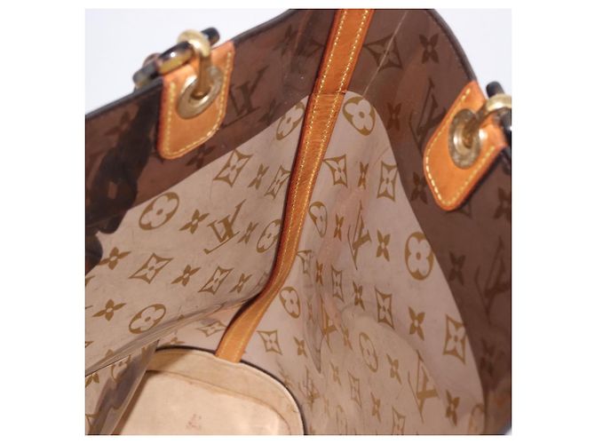 LOUIS VUITTON Cabas Ambre PM en Vinyle Monogram Marron M92502 LV Auth ka5637 - vue 18