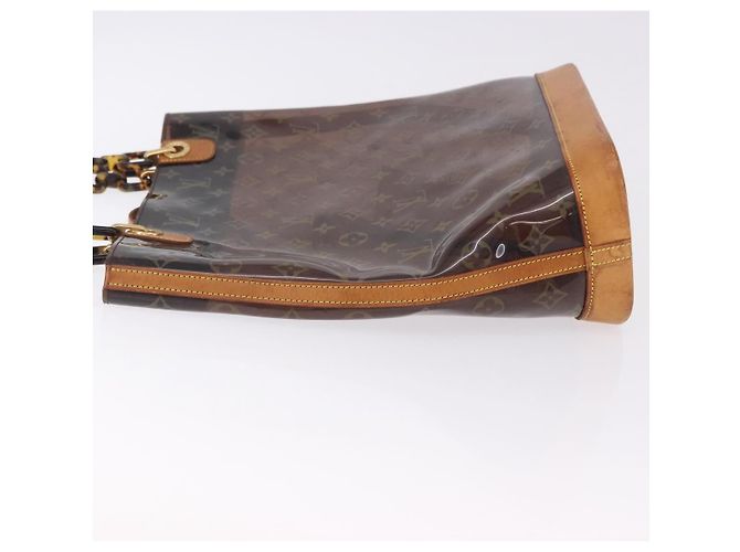 LOUIS VUITTON Cabas Ambre PM en Vinyle Monogram Marron M92502 LV Auth ka5637 - vue 4