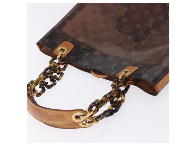 LOUIS VUITTON Cabas Ambre PM en Vinyle Monogram Marron M92502 LV Auth ka5637 - vue 6