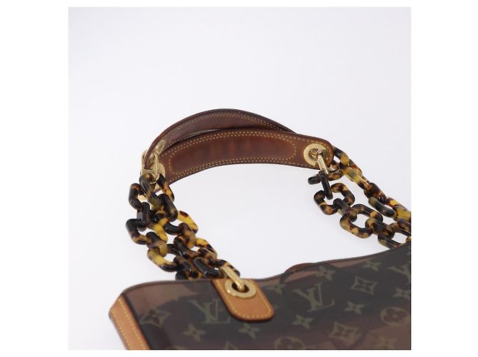 LOUIS VUITTON Cabas Ambre PM en Vinyle Monogram Marron M92502 LV Auth ka5637 - vue 8
