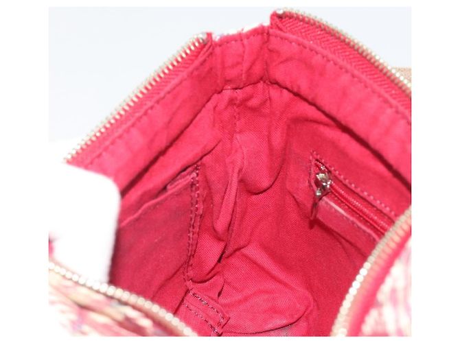 Borsa a tracolla BURBERRY Nova Check Blue Label in tela rossa e argento autentica 195702A Rosso - vista 18