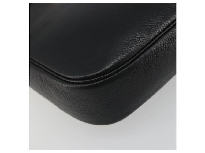 Borsa Tote Christian Dior Pelle Nero Oro Auth 195576A D'oro - vista 14