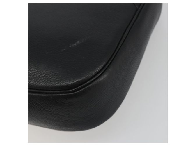 Borsa Tote Christian Dior Pelle Nero Oro Auth 195576A D'oro - vista 9