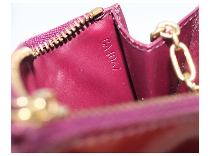 LOUIS VUITTON Monogram Vernis Pochette Cles NM Violet M93560 LV Auth 195058 Púrpura - vista 12