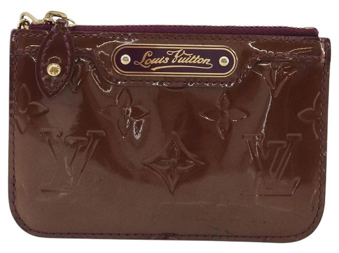 LOUIS VUITTON Monogram Vernis Pochette Cles NM Violet M93560 LV Auth 195058 Púrpura - vista 13