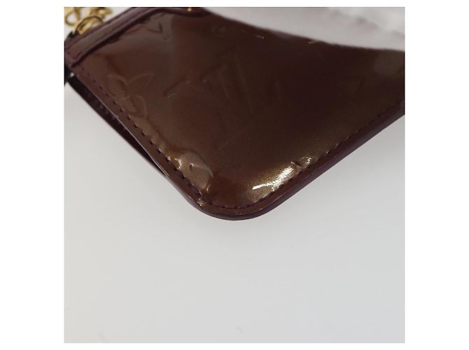 LOUIS VUITTON Monogram Vernis Pochette Cles NM Violet M93560 LV Auth 195058 Púrpura - vista 14