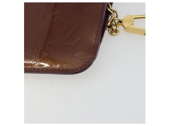 LOUIS VUITTON Monogram Vernis Pochette Cles NM Violet M93560 LV Auth 195058 Púrpura - vista 15