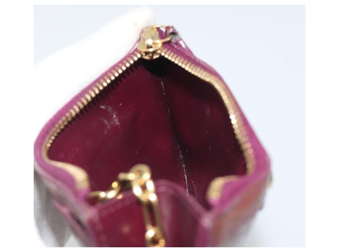 LOUIS VUITTON Monogram Vernis Pochette Cles NM Violet M93560 LV Auth 195058 Púrpura - vista 18