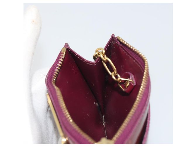 LOUIS VUITTON Monogram Vernis Pochette Cles NM Violet M93560 LV Auth 195058 Púrpura - vista 19