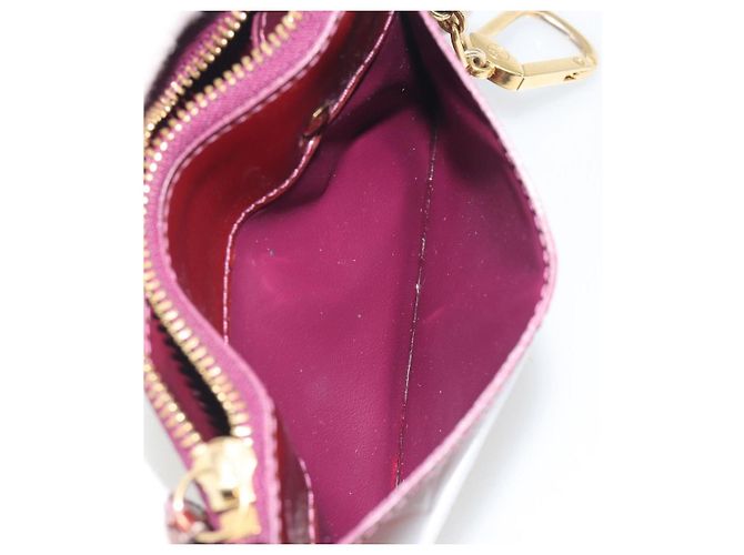 LOUIS VUITTON Monogram Vernis Pochette Cles NM Violet M93560 LV Auth 195058 Púrpura - vista 20