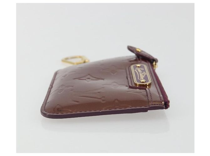 LOUIS VUITTON Monogram Vernis Pochette Cles NM Violet M93560 LV Auth 195058 Púrpura - vista 3