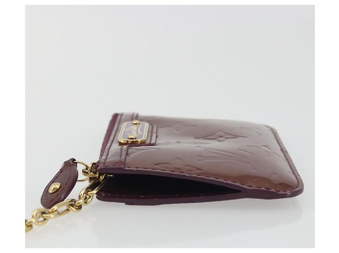 LOUIS VUITTON Monogram Vernis Pochette Cles NM Violet M93560 LV Auth 195058 Púrpura - vista 4