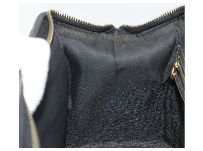 Pequin Borsa Boston in tela Pecan FENDI PVC Nero Marrone Auth 195590 - vista 20