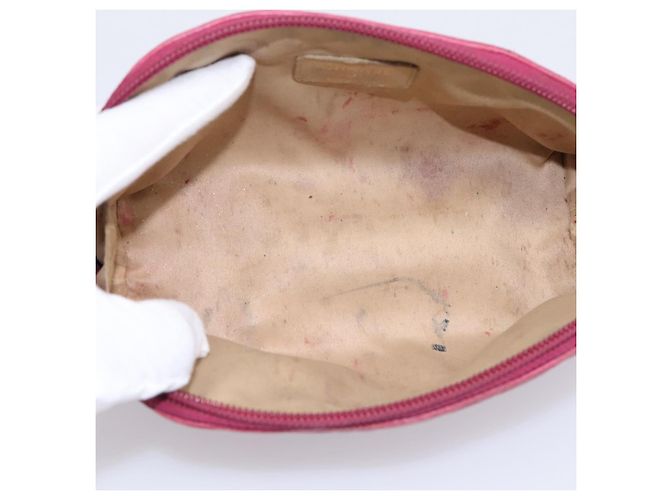 CHANEL Camelia Tasche Leder Rosa Goldton CC Auth 194298 Pink - Ansicht 10