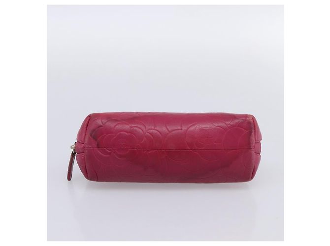 CHANEL Camelia Tasche Leder Rosa Goldton CC Auth 194298 Pink - Ansicht 6