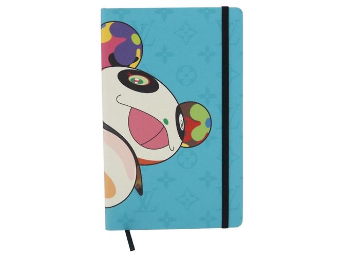 LOUIS VUITTON ™ Monogram Notebook MM Jane Light Blue LV Auth gh2275M Bleu clair - vue 13
