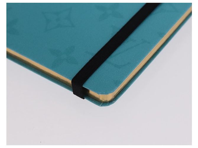 LOUIS VUITTON ™ Monogram Notebook MM Jane Light Blue LV Auth gh2275M Bleu clair - vue 14