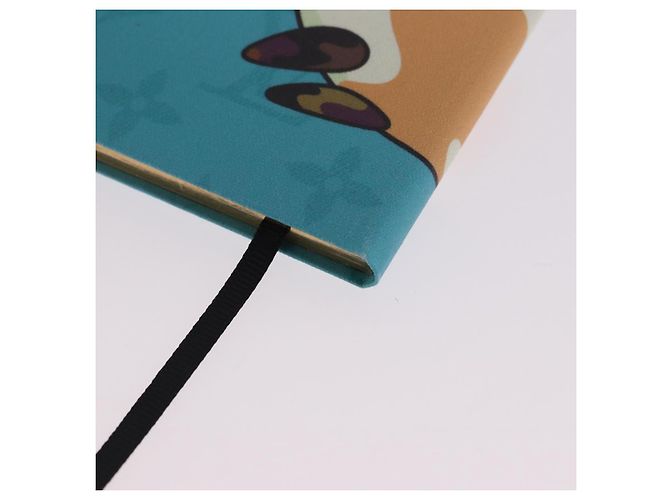 LOUIS VUITTON ™ Monogram Notebook MM Jane Light Blue LV Auth gh2275M Bleu clair - vue 16