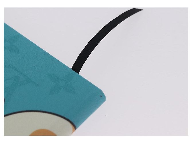 LOUIS VUITTON ™ Monogram Notebook MM Jane Light Blue LV Auth gh2275M Bleu clair - vue 8