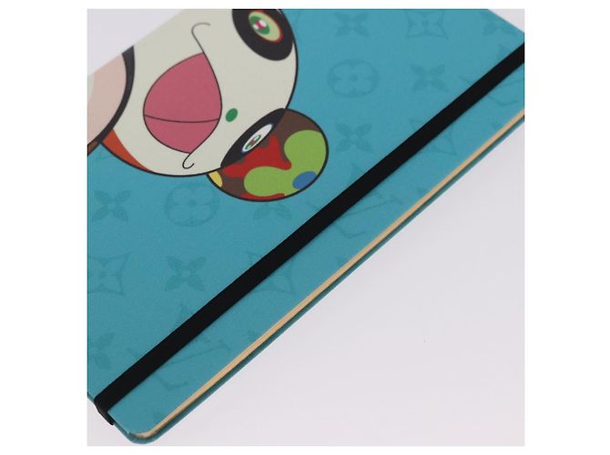 LOUIS VUITTON ™ Monogram Notebook MM Jane Light Blue LV Auth gh2275M Bleu clair - vue 9