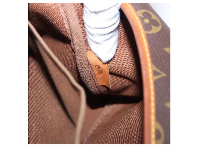 Borsa a tracolla LOUIS VUITTON Monogram Saumur 35 M42254 LV Auth BA14675 Monogramma - vista 12