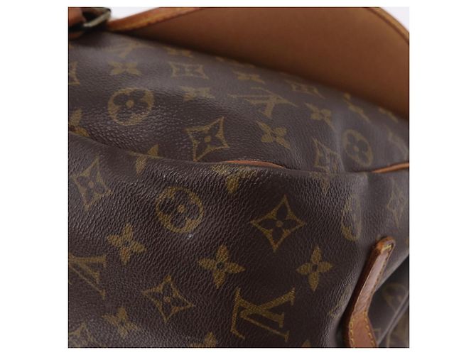 Borsa a tracolla LOUIS VUITTON Monogram Saumur 35 M42254 LV Auth BA14675 Monogramma - vista 16