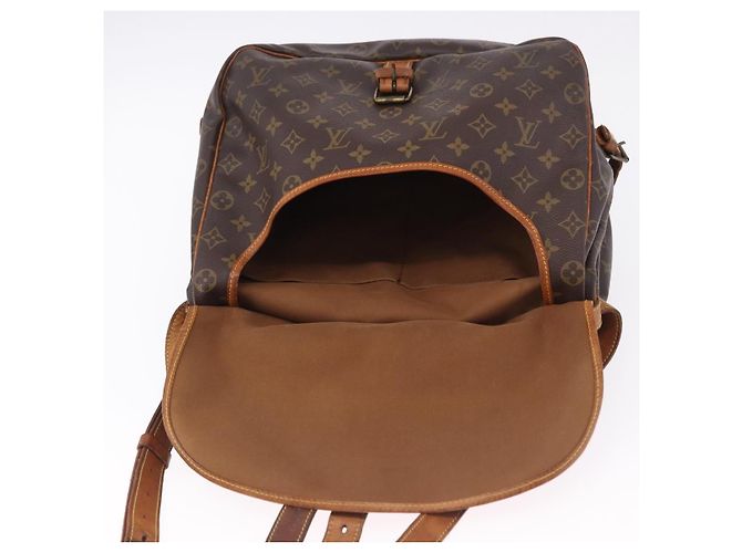 Borsa a tracolla LOUIS VUITTON Monogram Saumur 35 M42254 LV Auth BA14675 Monogramma - vista 19
