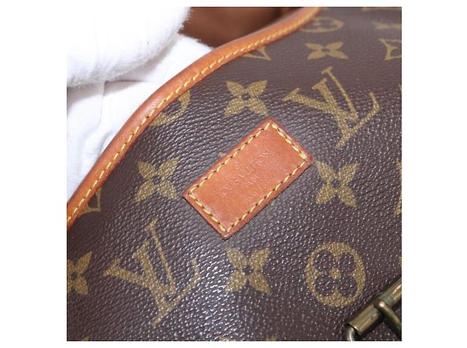 Borsa a tracolla LOUIS VUITTON Monogram Saumur 35 M42254 LV Auth BA14675 Monogramma - vista 21